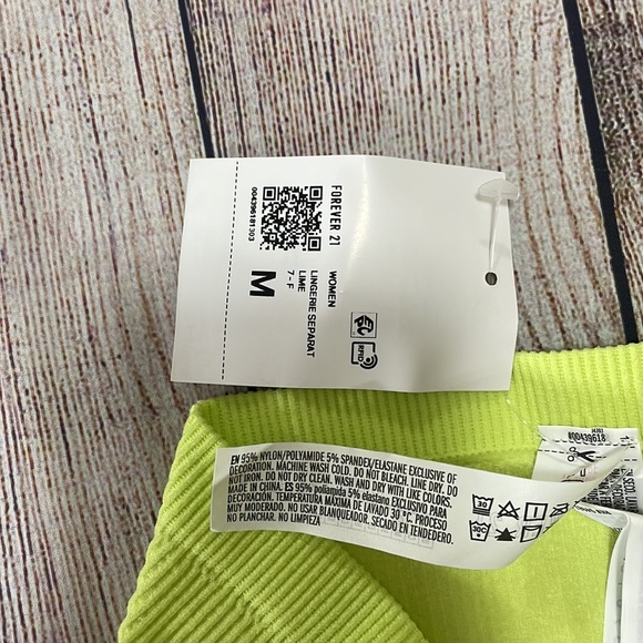 🌸 Clearance! 🌸 Strapless Bodysuit Lime Color Size M - Picture 7 of 7